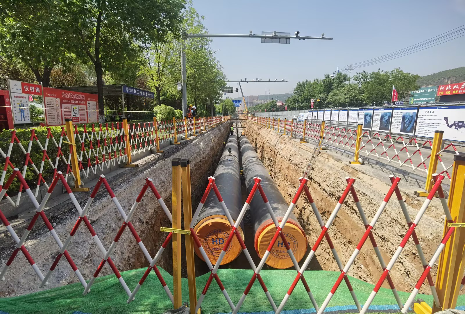 柳林華光電廠-呂梁市區(qū)長輸集中供熱工程